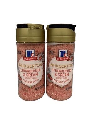 McCormick Bridgerton Strawberries & Cream Finishing Sugar - Pink exp 4/27